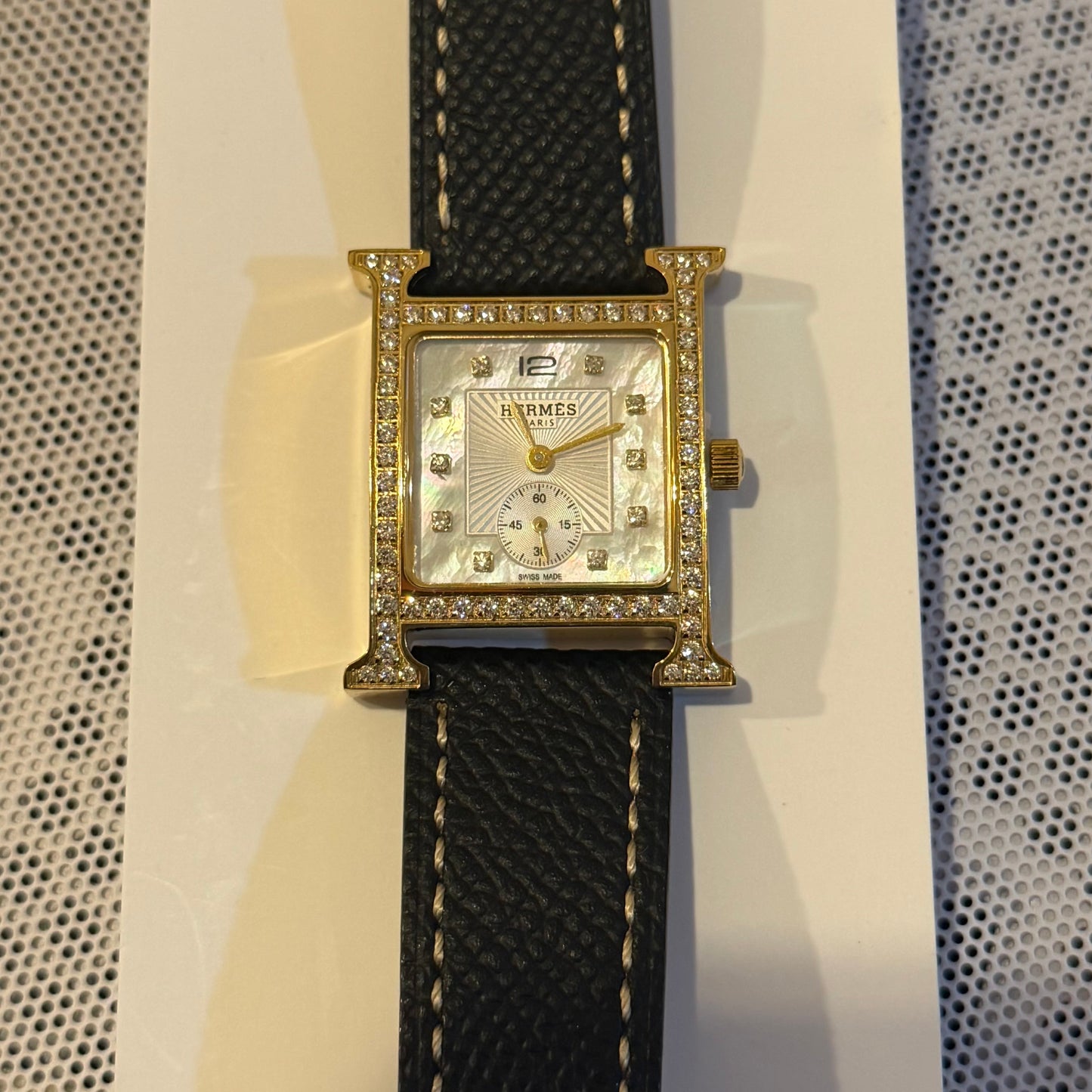 HERMES HEUR H BLACK