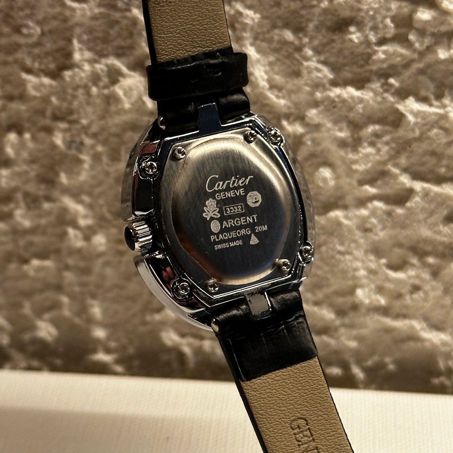 CARTIER B/LEATHER