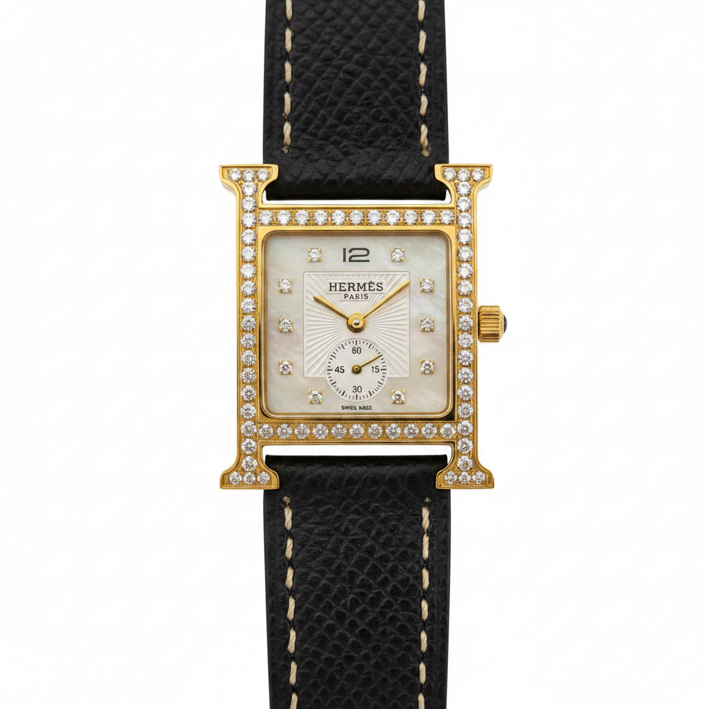 HERMES HEUR H BLACK