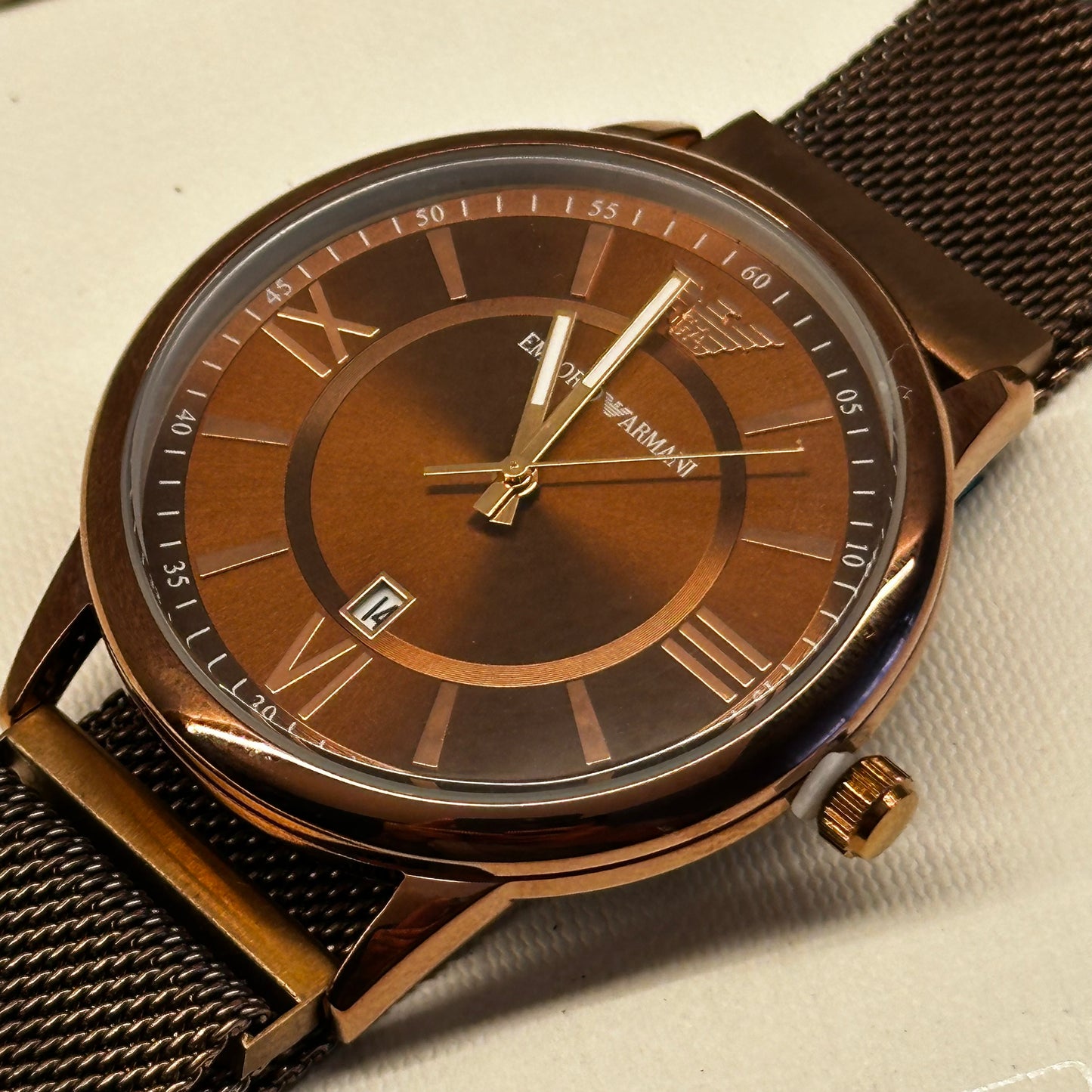 EMPORIO ARMANI / BROWN